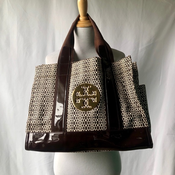 Tory Burch Handbags - Tory Burch Brown Speckled Tote